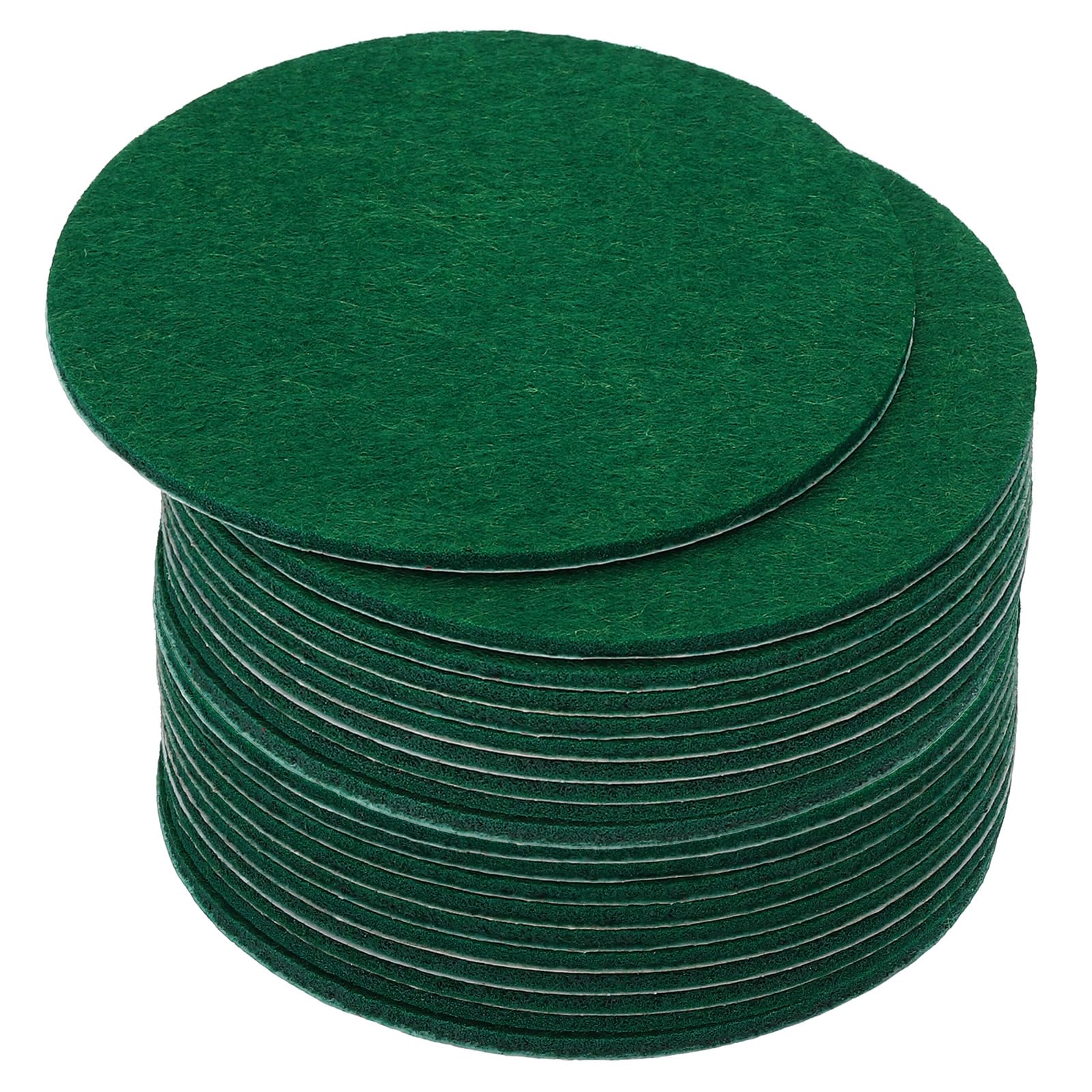 Fieltro protector antideslizante para base de lámpara y muebles, pack de 20 piezas redondas