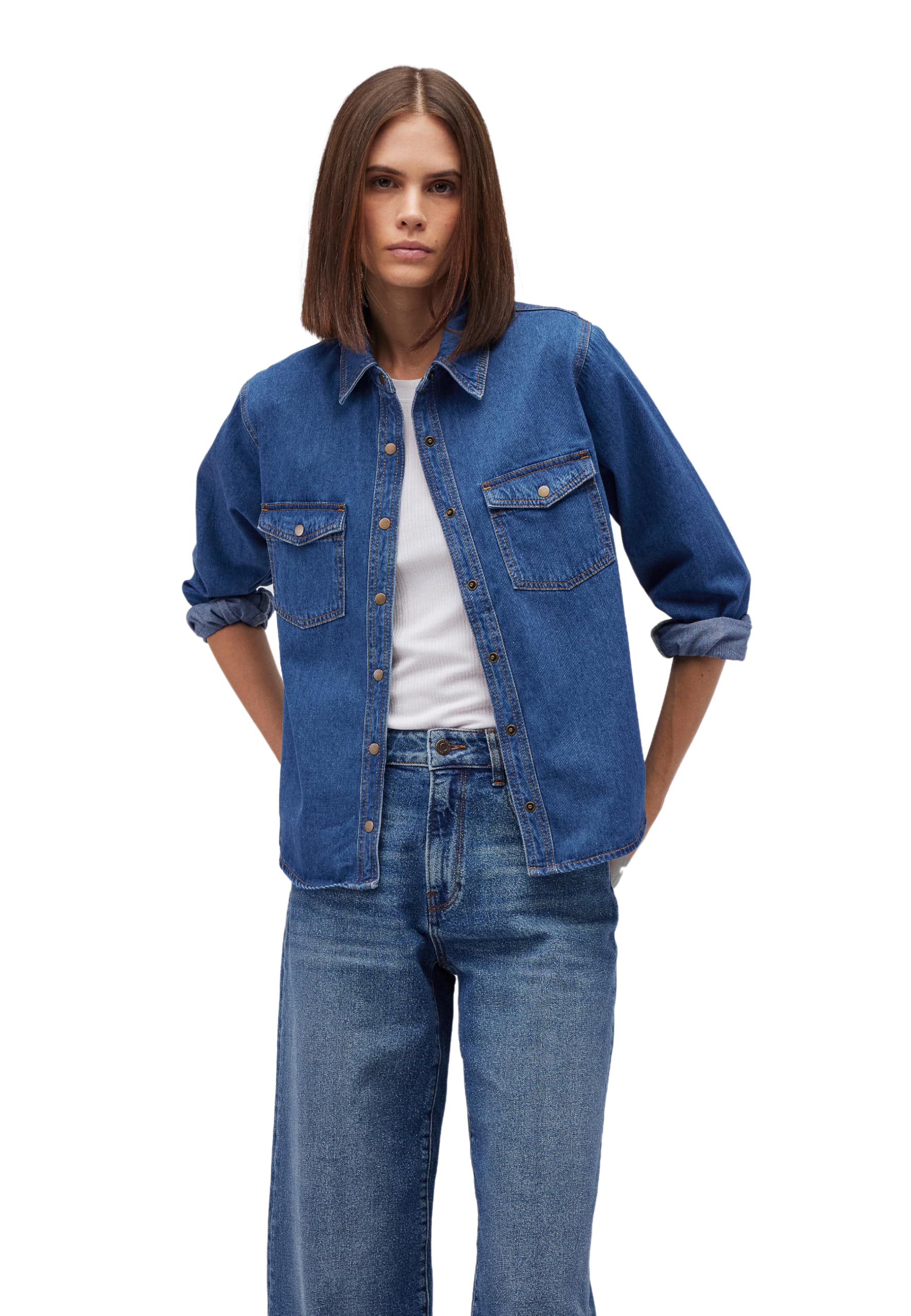 Mavi Damen Denim Shirt Bluse