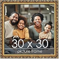 Vista 133 de Poster Palooza Marco de fotos de madera tradicional dorado de 19 x 24 pulgadas con plexiglás acrílico UV, respaldo de tablero de espuma y accesorios