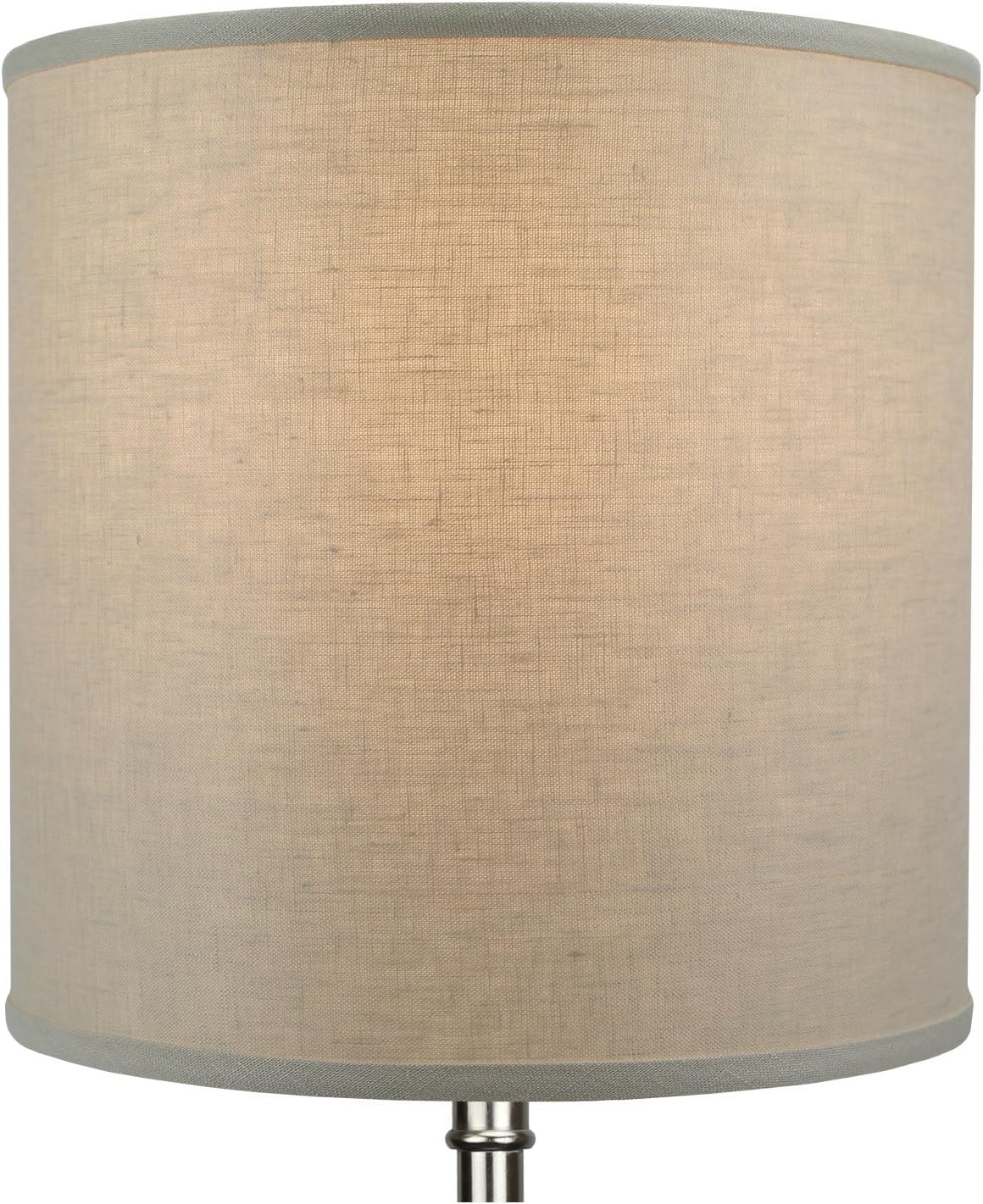 FenchelShades.com 14" Top Diameter x 14" Bottom Diameter 14" Height Cylinder Drum Lampshade USA Made (Designer Natural)