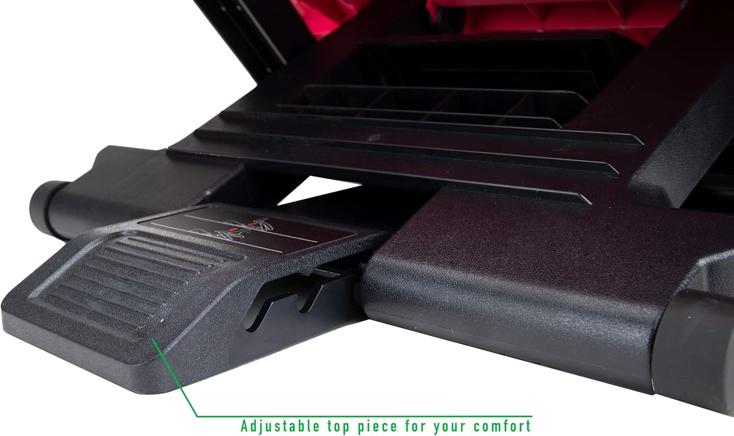 Mind Reader Adjustable Height Foot Rest with Rollers for Massage, Pink : Office Products