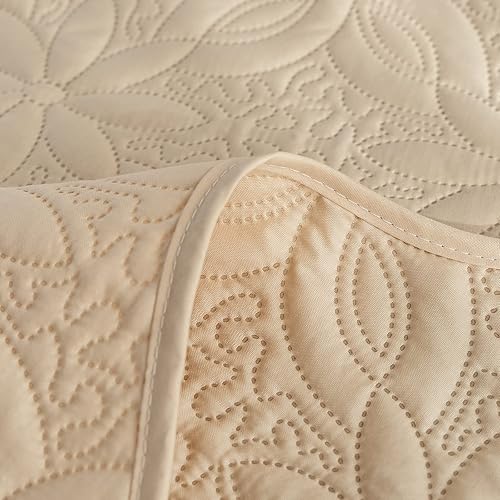 Miniatura 5 de Auemtyn Juego de edredón de tamaño FullQueen de 3 piezas, colcha de verano suave y ligera, cobertor de cama de microfibra reversible para todas las