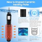 Aquarium Heater, Fish Tank Heater with Digital Controller, Adjustable Submersible Water Heater for Aquariums and Fish Tanks, Automatic Constant Temperature (300W)