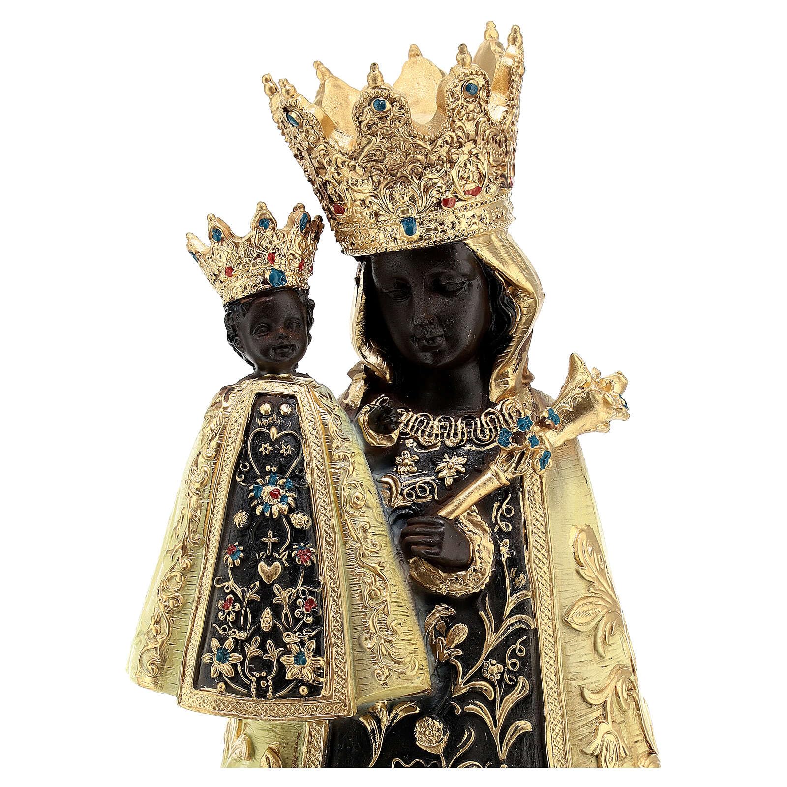 Holyart Statue in resina e PVC: Statua Madonna Nera Altötting resina 20 cm