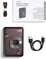 Vista 4 de Fujifilm Instax Mini LiPlay Bronze INS LIPLAY C Bronze VN Cámara Instantánea/Impresora Teléfono Inteligente