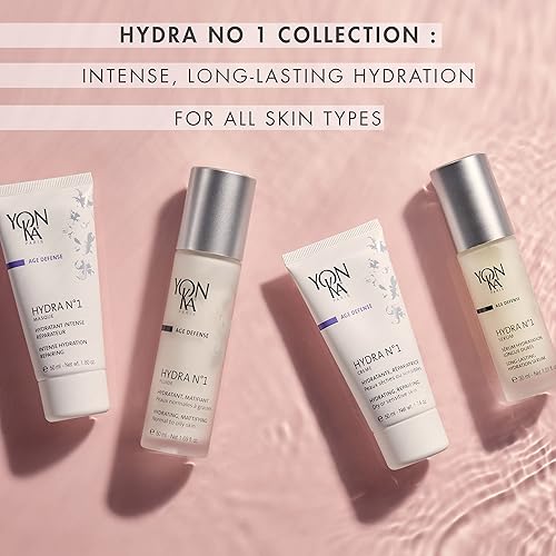 Miniatura 9 de Yon-Ka Hydra No.1 Creme and Hydra No.1 Suero, hidratante facial antienvejecimiento y refuerzo de hidratación intensiva con ácido hialurónico y aloe