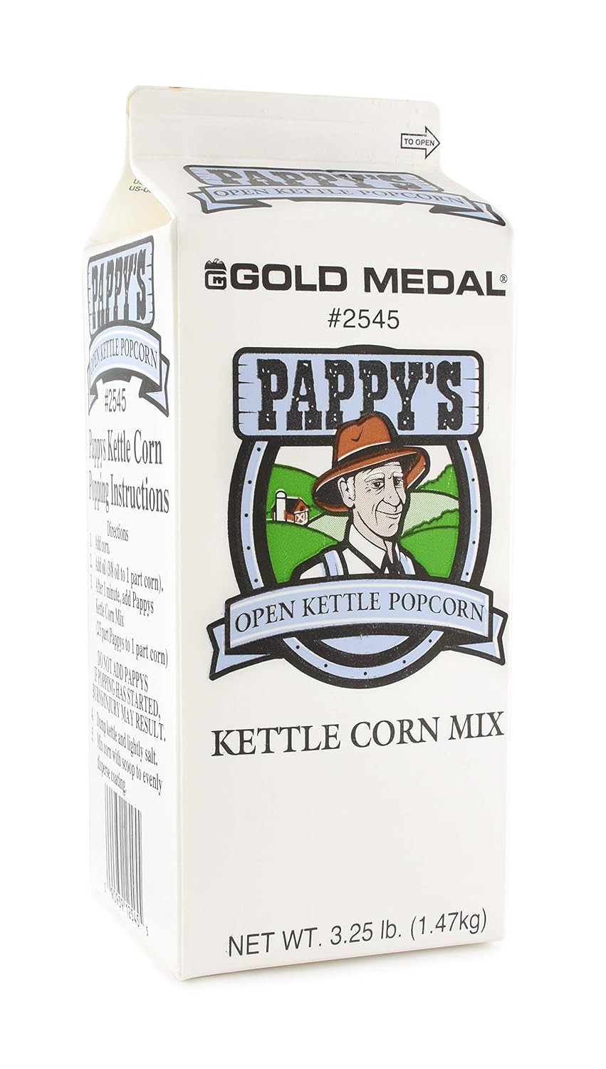 3.25 lbs Pappy's Kettle Corn Mix