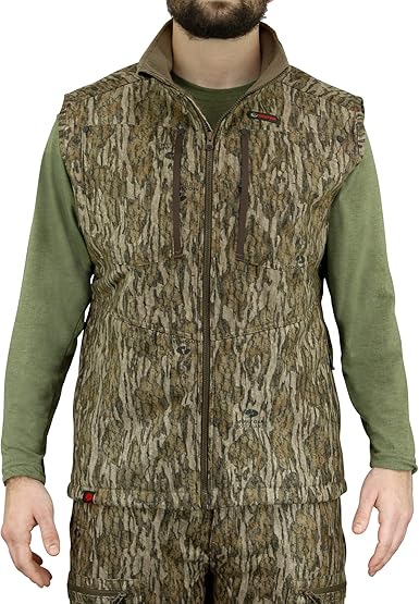camo fleece vest