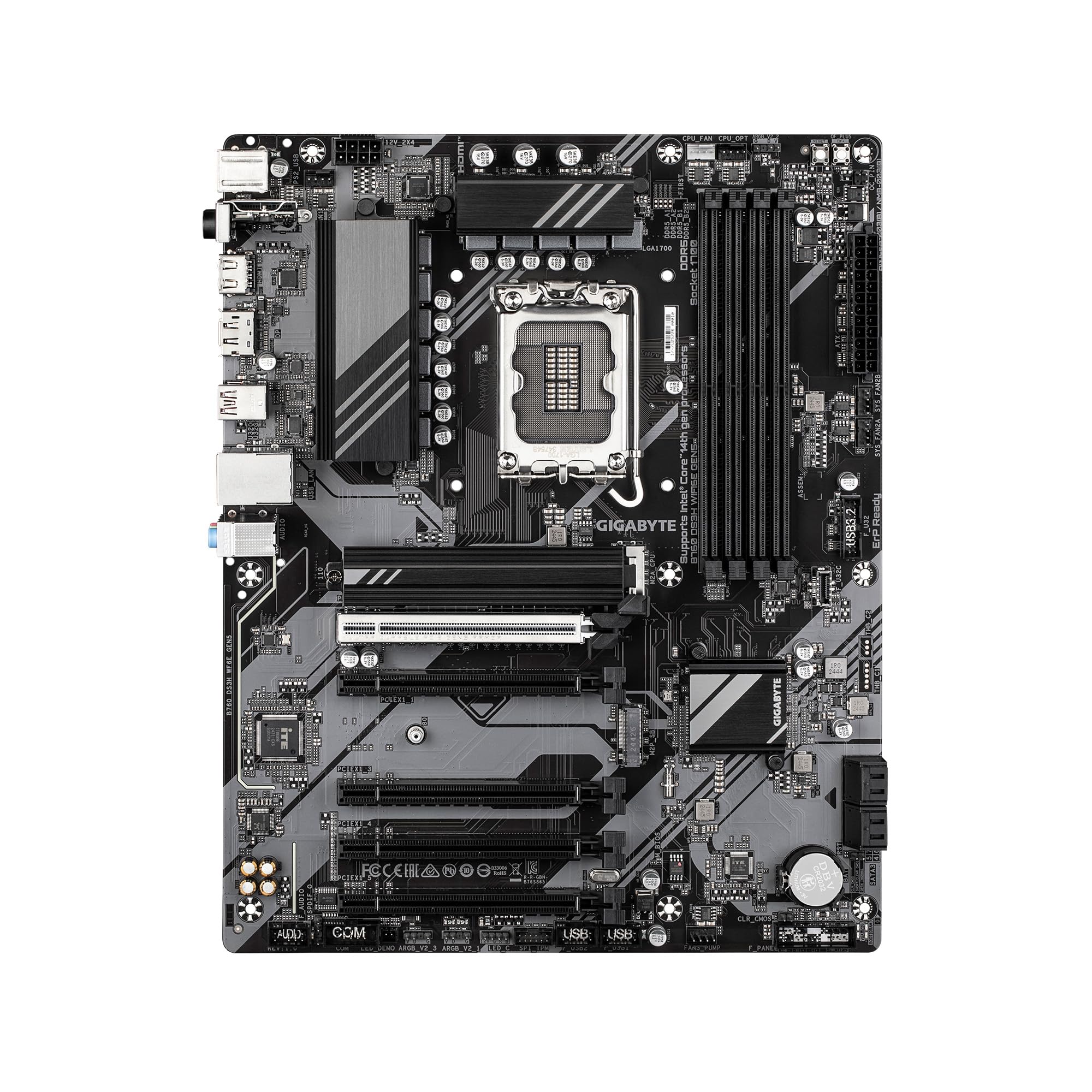 Amazon.com: GIGABYTE B760M DS3H WIFI6E GEN5 Intel LGA 1700 mATX