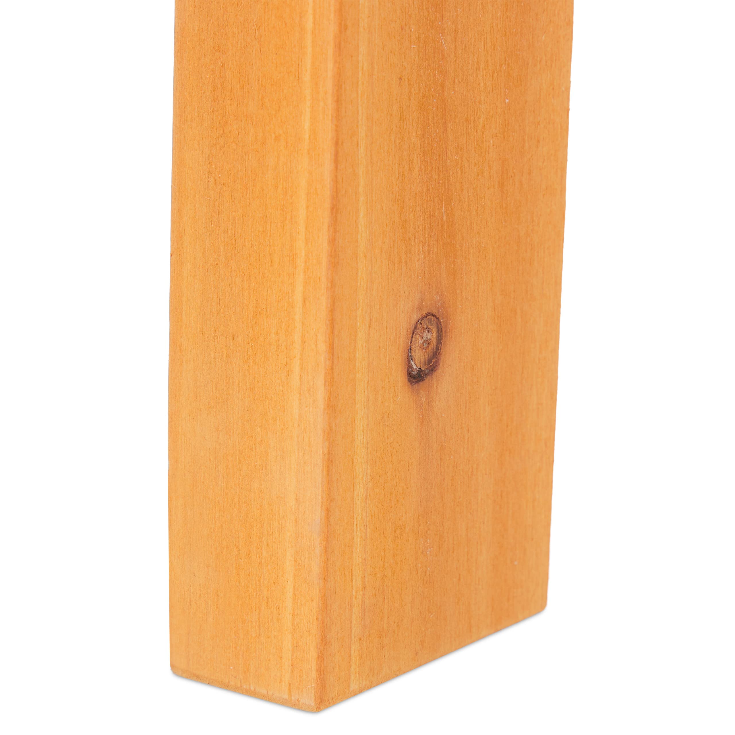 Relaxdays Mesa Plegable, Madera, Mesita Rectangular Terraza, Exterior, Balcón y Jardín, de Pared, 73x80x50 cm, Natural
