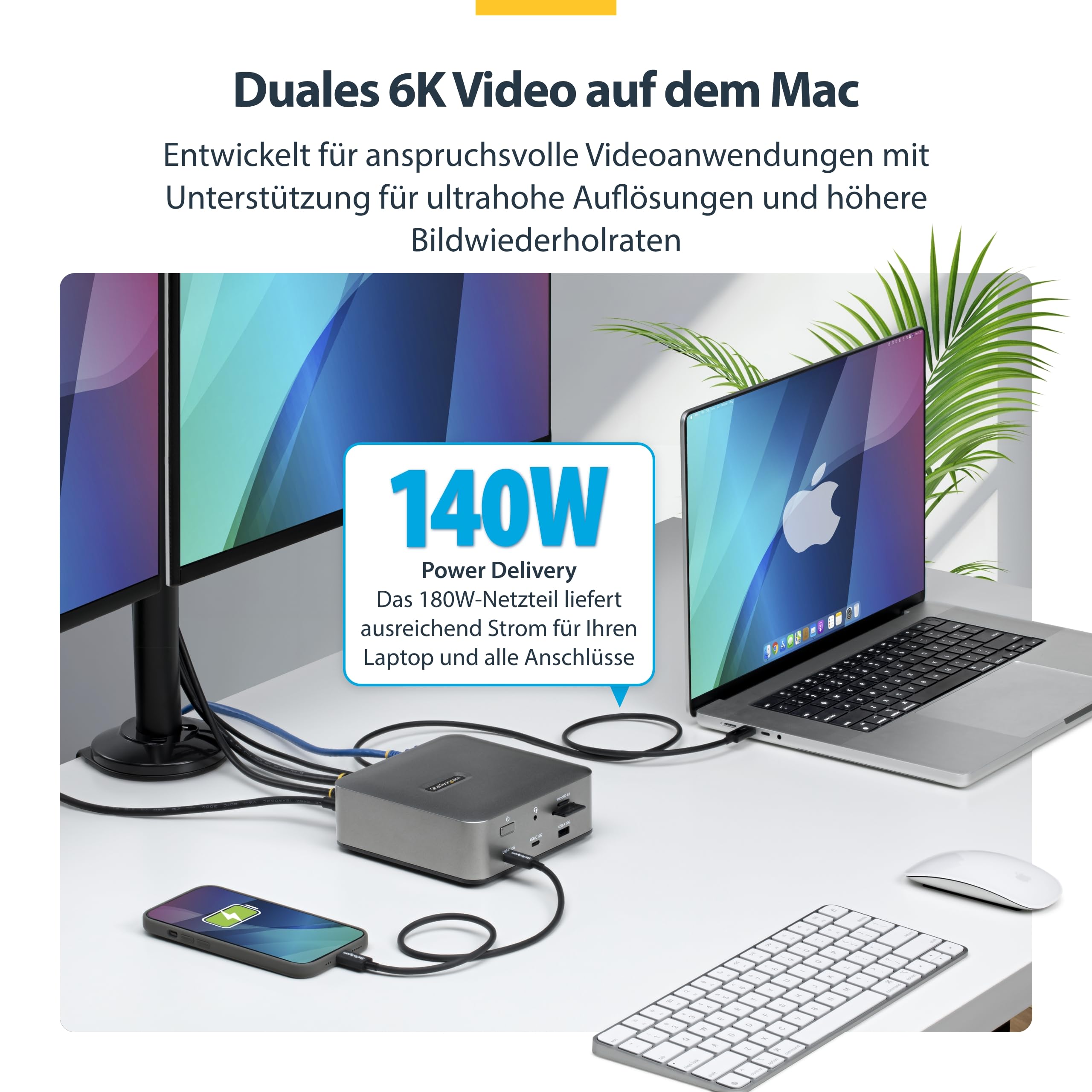 StarTech Thunderbolt 5 Dock – Bild 4