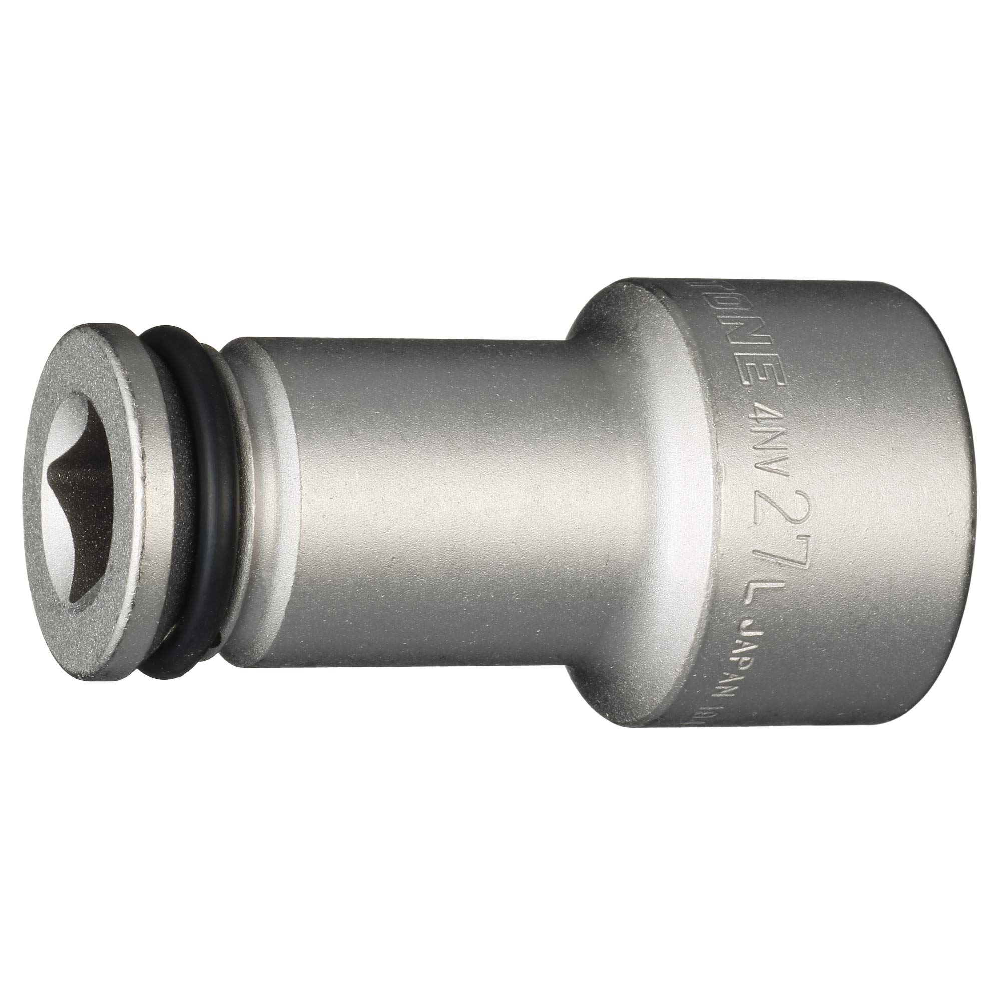 TONE Impact Long Socket 4NV-27L Insertion Angle 1/2 inch (12.7 mm) Double Side Width 1.1 inches (27 mm)