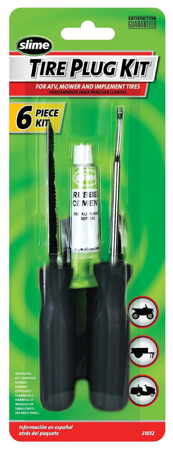 Slime 21032 Screwdriver Handle Tire Repair Kit Amazon.in Sports