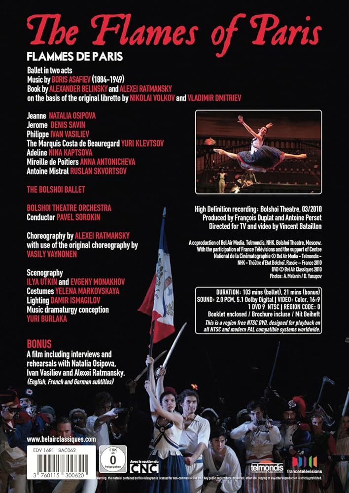 Amazon.com: The Flames of Paris : Denis Savin, Ivan Vasiliev