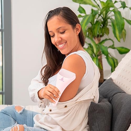 Miniatura 8 de Juego de masajeador facial 2 en 1 con rodillo de hielo, enfriamiento terapéutico para tonificar y apretar naturalmente  Ilumina la tez y reduce las