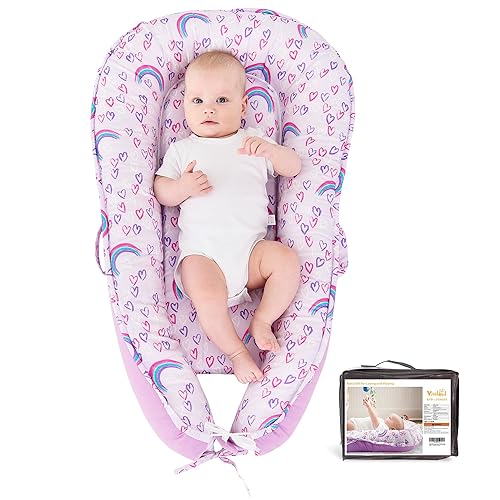 Miniatura 17 de Viviland Tumbona Snuggle Me para bebés recién nacidos de 0 a 24 meses, unicornio