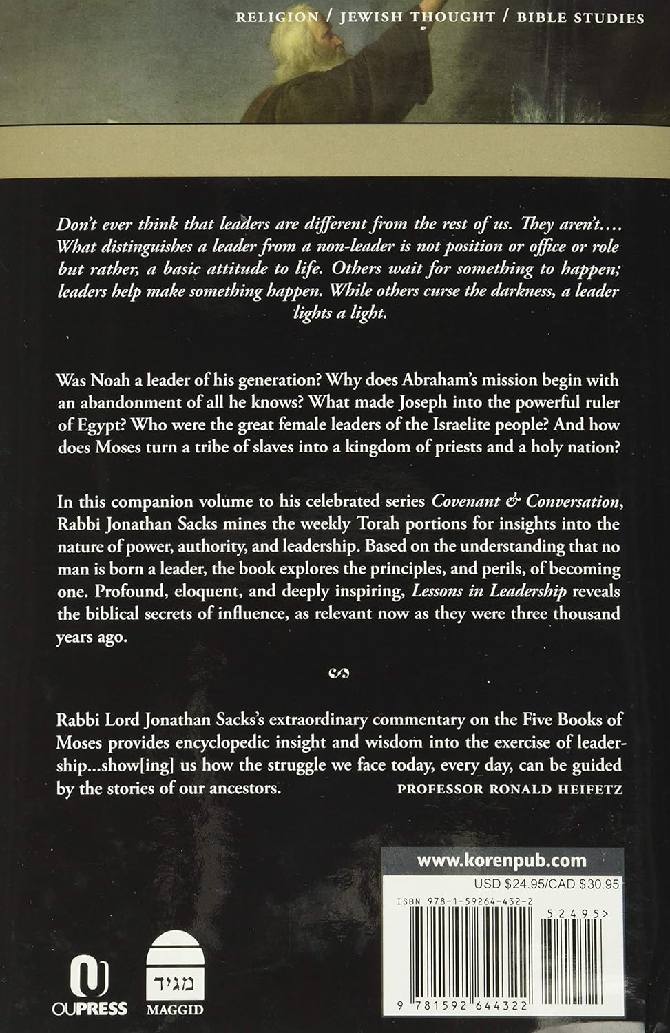 Lessons in Leadership: A Weekly Reading of the Jewish Bible