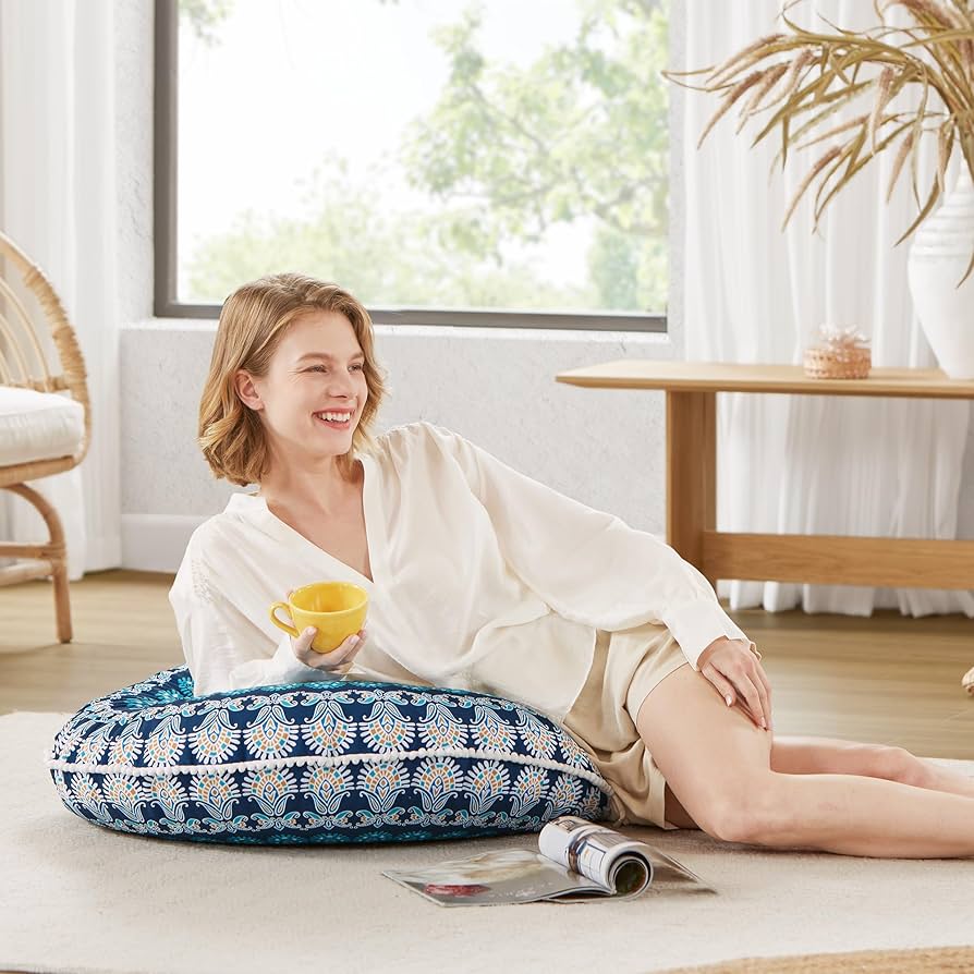 verdy creativedrugstore CDS pillow クッション Amazon.com: Codi Meditation Floor Pillow, Round Large