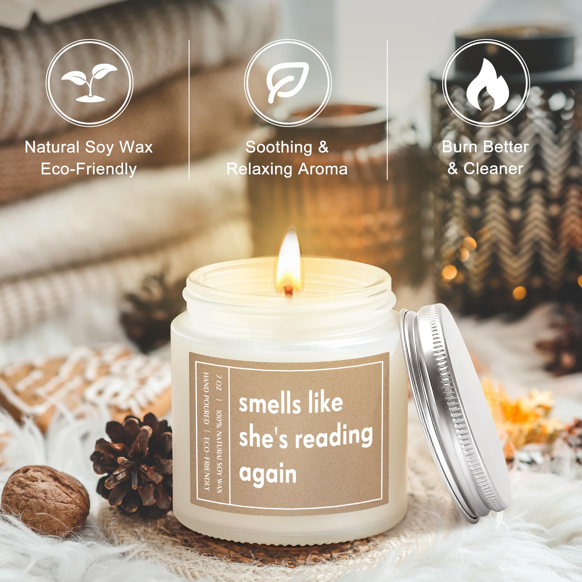 Book Lovers Gifts for Women Bookish Gifts for Book Lovers Women Books Accessories for Reading Lover Books Club Gift for Reader Cool Bookish Themed Items Set Bookworm Stuff Presents for Librarian, Girl