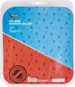 STIGA Classic 2 Player and 4 Player Ping Pong Set - Table Tennis Rackets