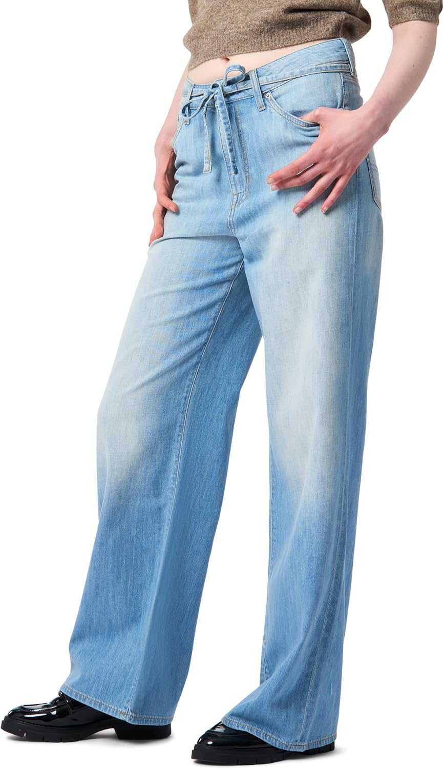 Buffalo David Bitton Women's Alecia High Rise Wide Leg Jeans