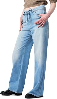 Buffalo David Bitton Women's Alecia High Rise Wide Leg Jeans