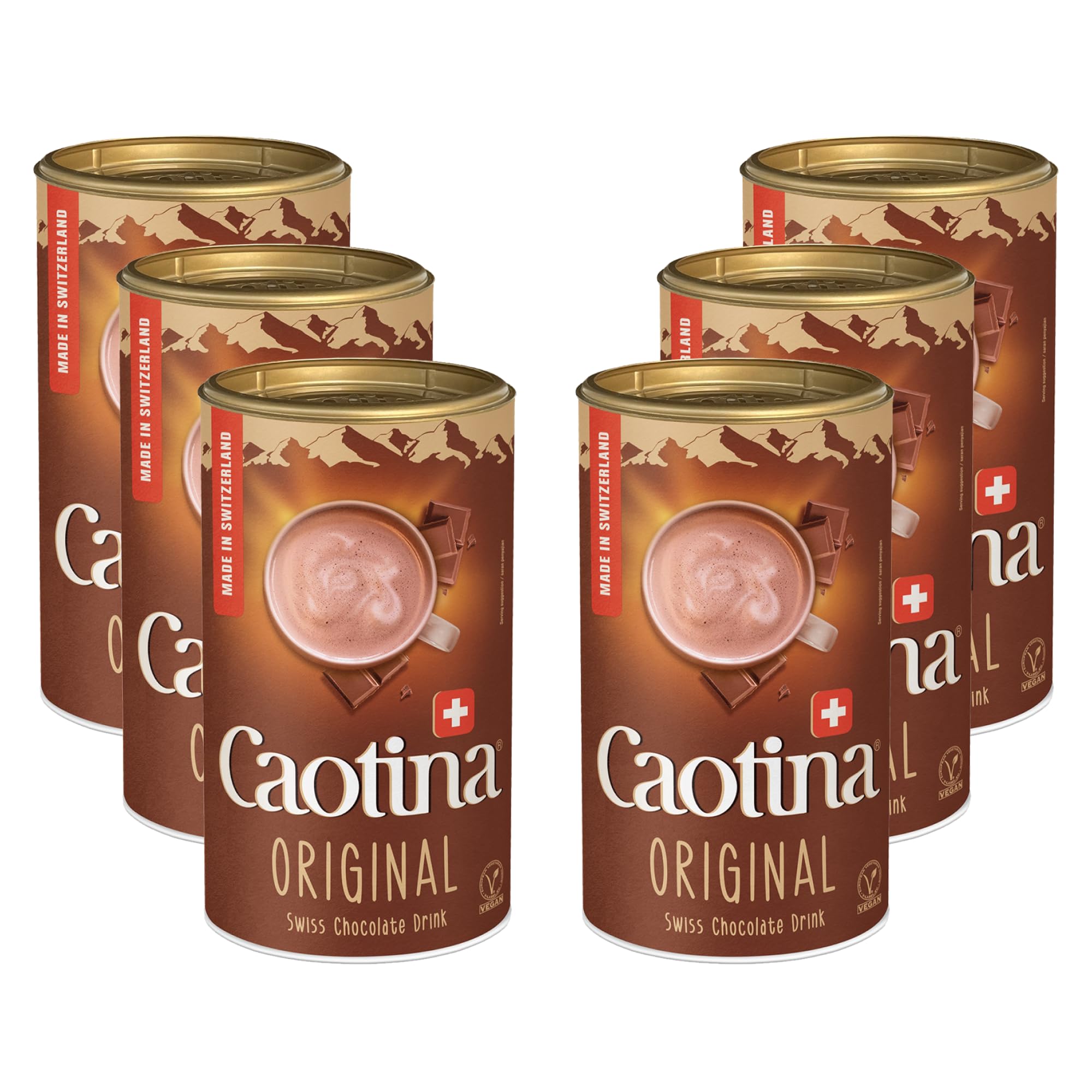 Caotina Original latte intero al latte 500 g, confezione da 6 (6 x 500 g)