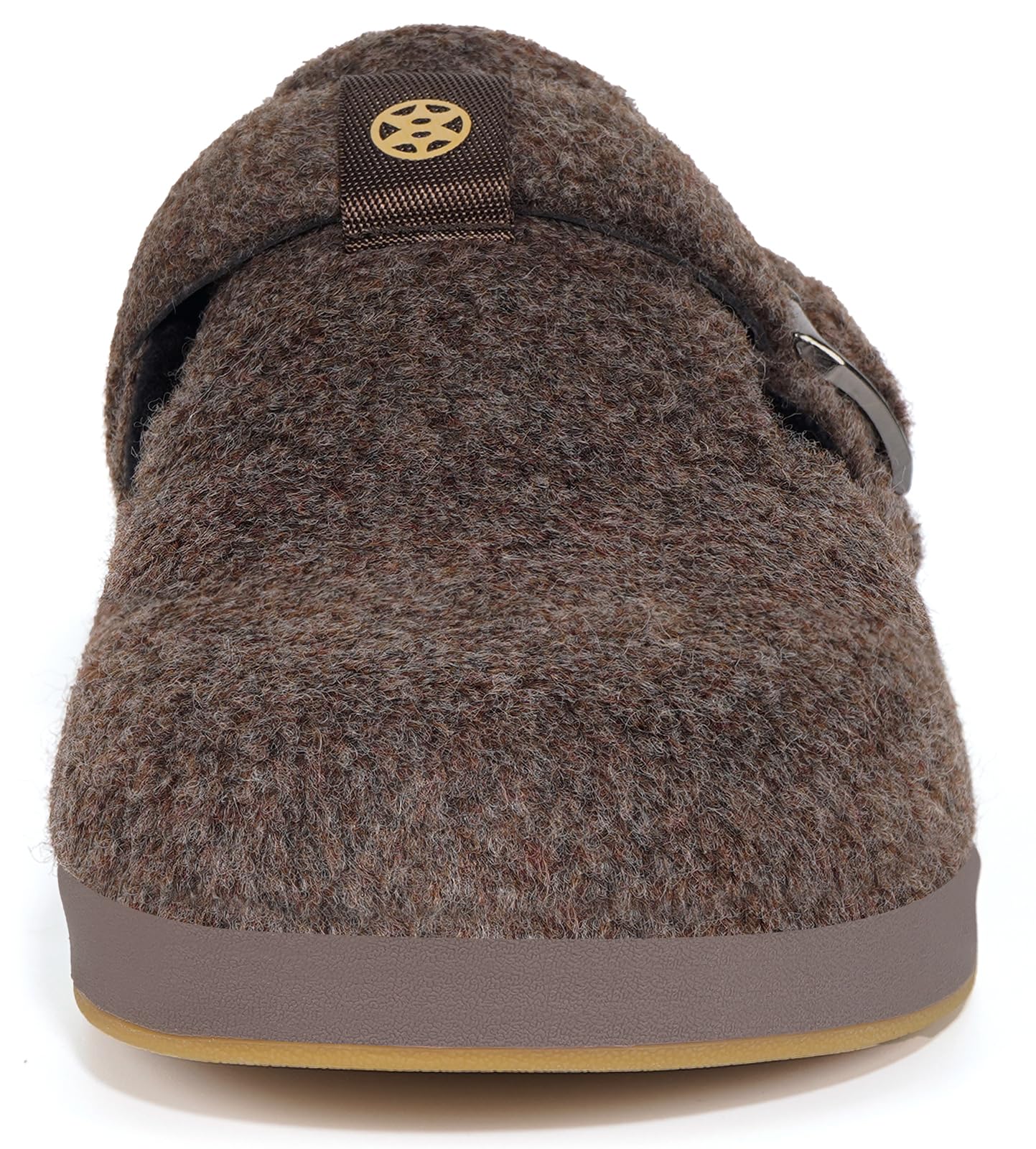 Pantofole Donna Uomo Ciabatte in Feltro Unisex Slippers Invernali Chiuse con Plantare Intercambiabile
