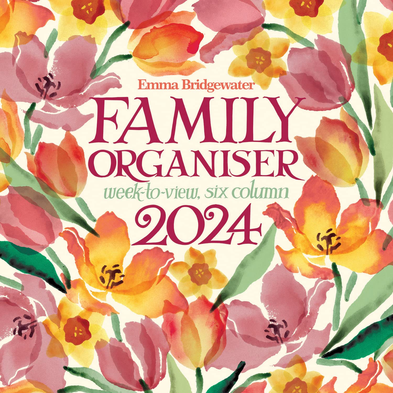 Emma Bridgewater Golden Tulips Weekly Family Planner