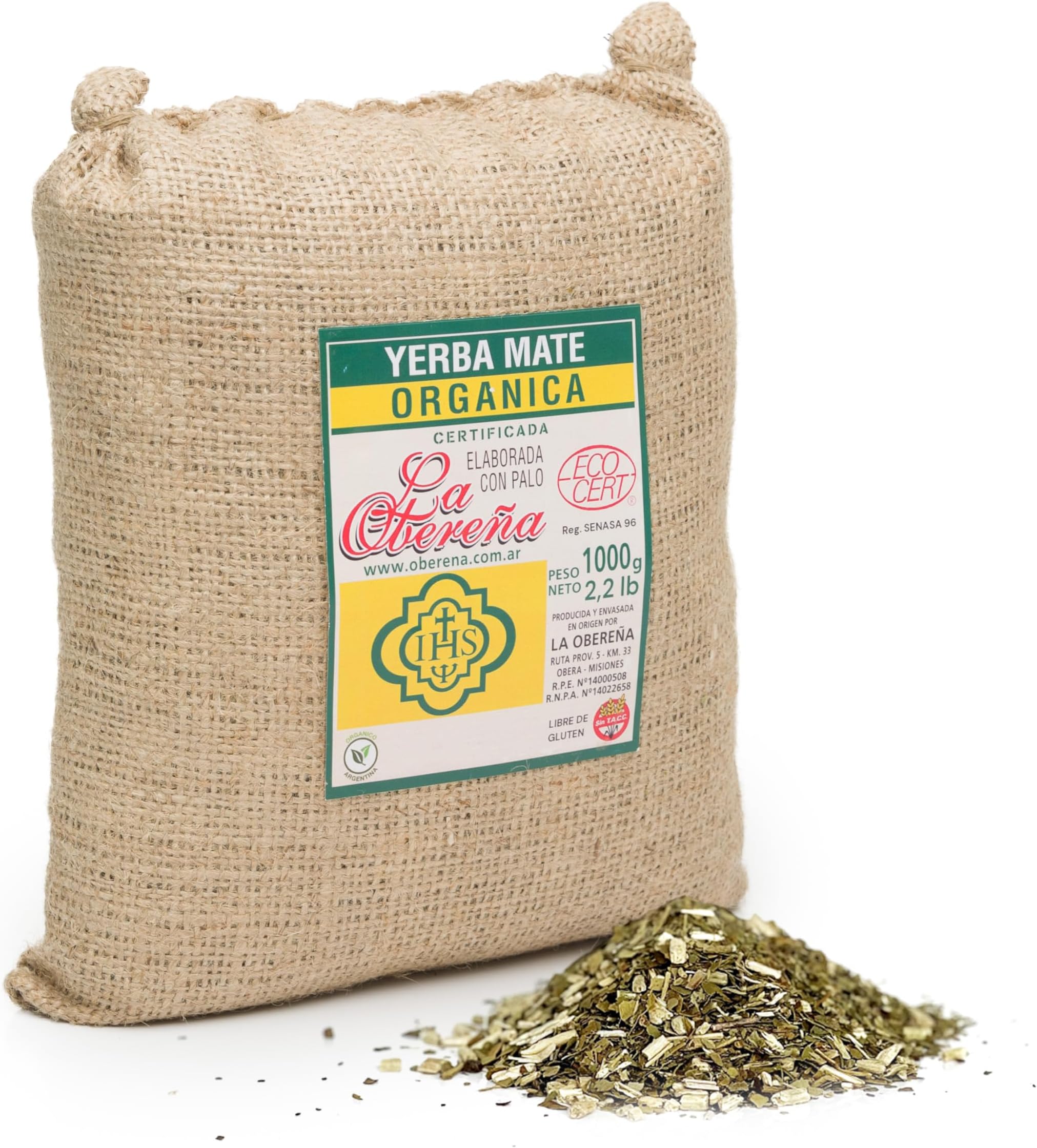Organic Yerba Mate La Obereña Loose Leaf Tea Traditional South American Tea Drink