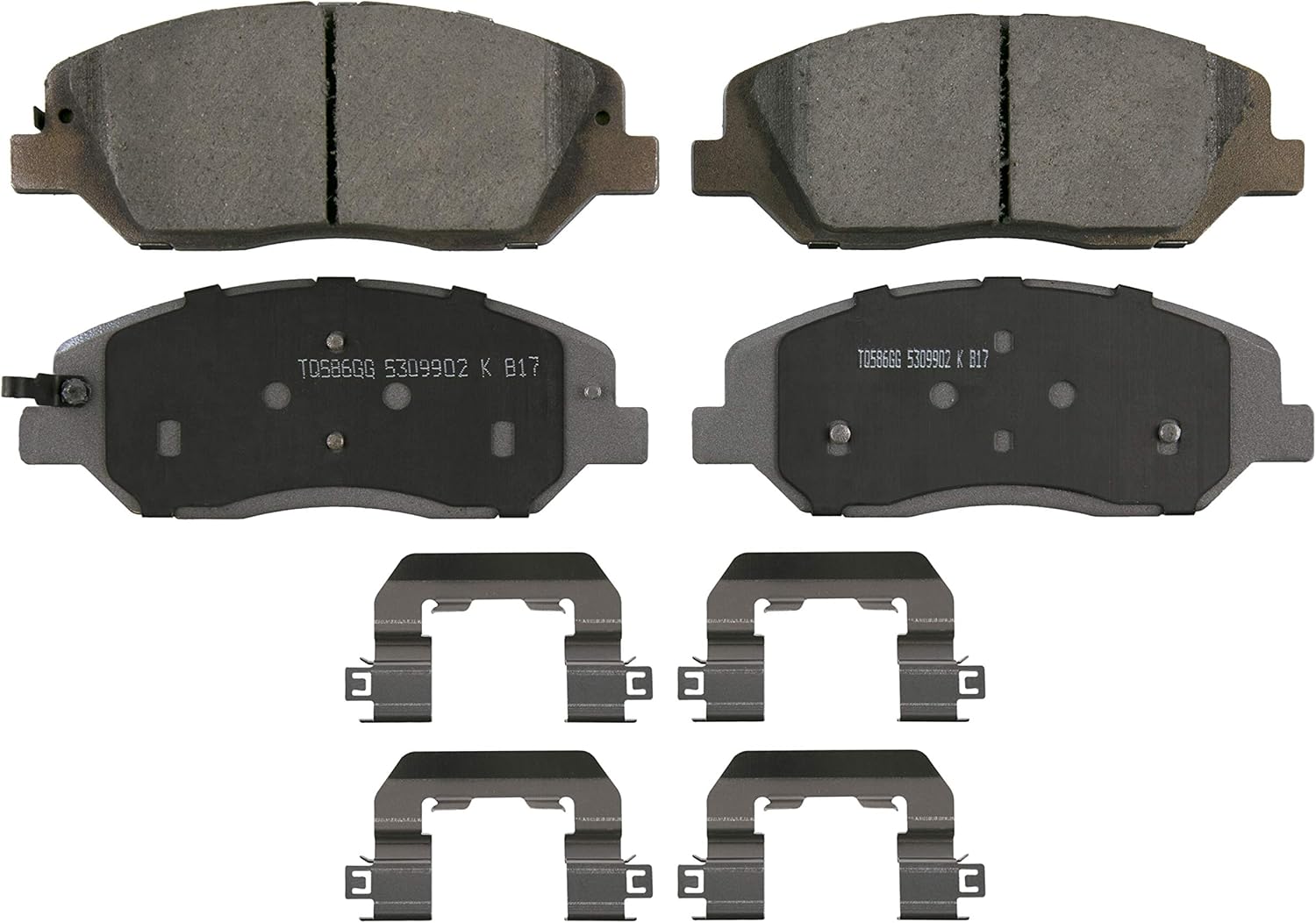 Wagner Brake ThermoQuiet QC1917 Ceramic Disc Brake Pad Set