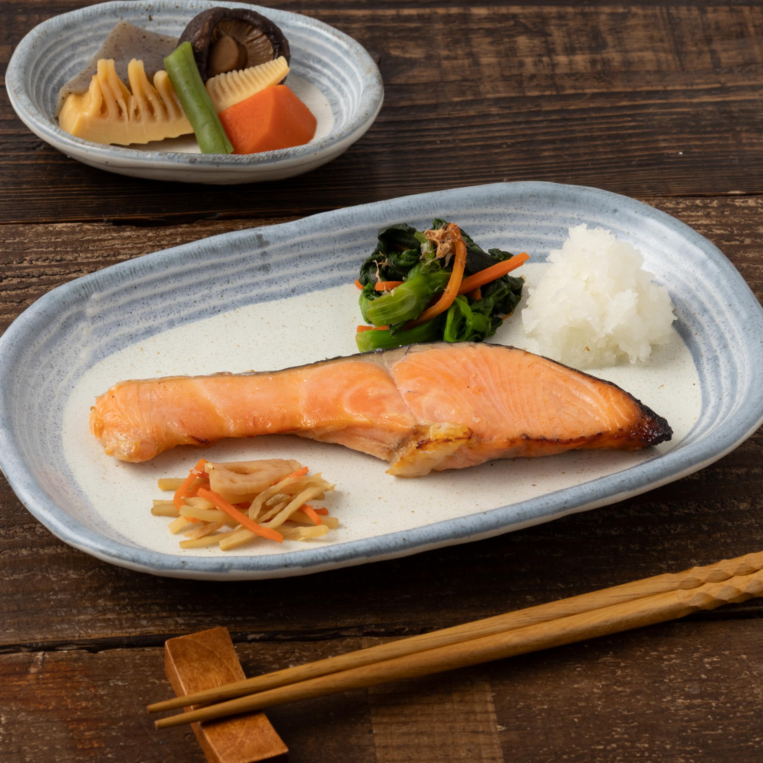 十場天神さんの楕円皿2枚セット 十場天神さんの楕円皿2枚セット 十場天神さんの楕円皿2枚セット