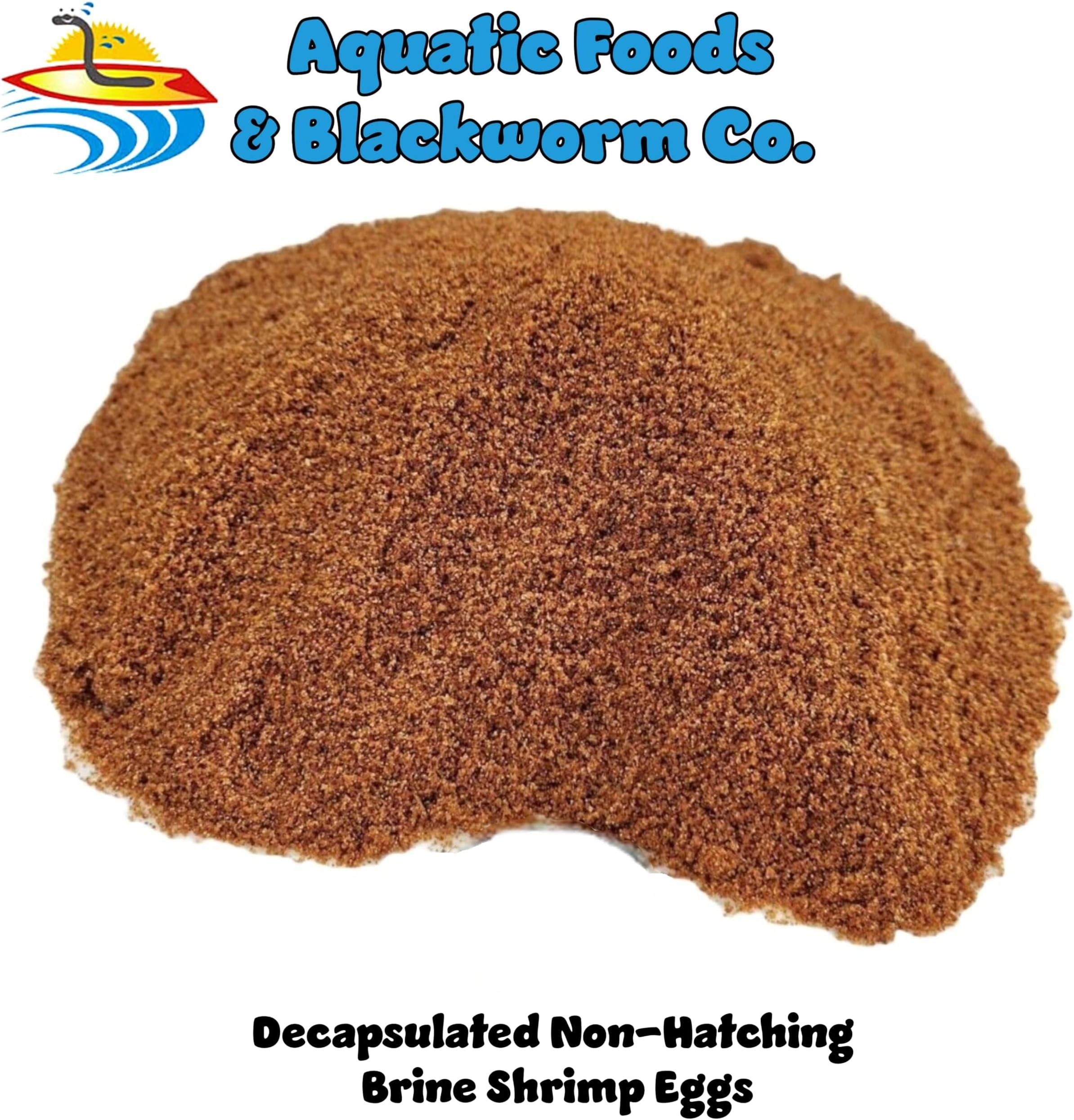 Decapsulated Brine Shrimp Eggs, Non Hatching Shell Free Artemia Cysts. These Eggs are Ready to Feed Small Tropicals, Killies, Corals, Anemones, All Fry and Babies - 1/4-lb