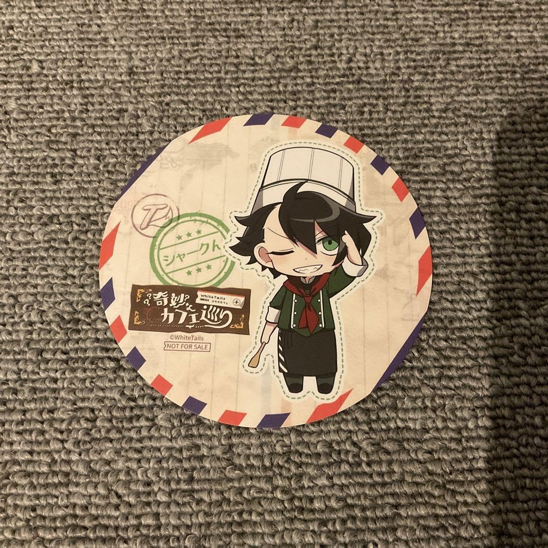 ワイテルズ アニカフェ コースター 奇妙なカフェ巡り シャークん ワイテルズ シャークん 奇妙なカフェ巡り ワイテルズ アニカフェ