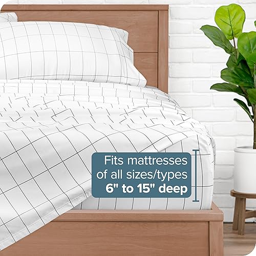 Miniatura 166 de Bare Home Juego de sábanas de tamaño individual XL, tamaño de dormitorio universitario, sábanas de microfibra ultrasuave de 1800 hilos, bolsillos 22