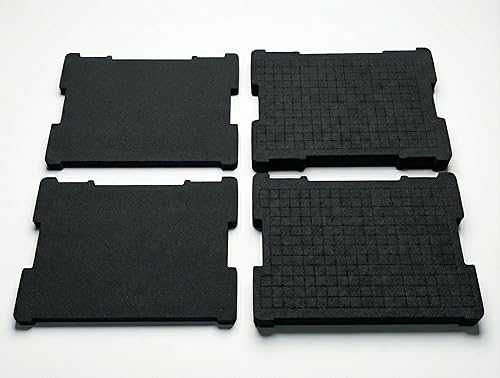 Miniatura 3 de Paquete de 2 insertos de espuma compatibles con cajas de herramientas DeWalt TSTAK – Compatible con DWST17808, DWST17807, DWST17805 – Reemplazo para