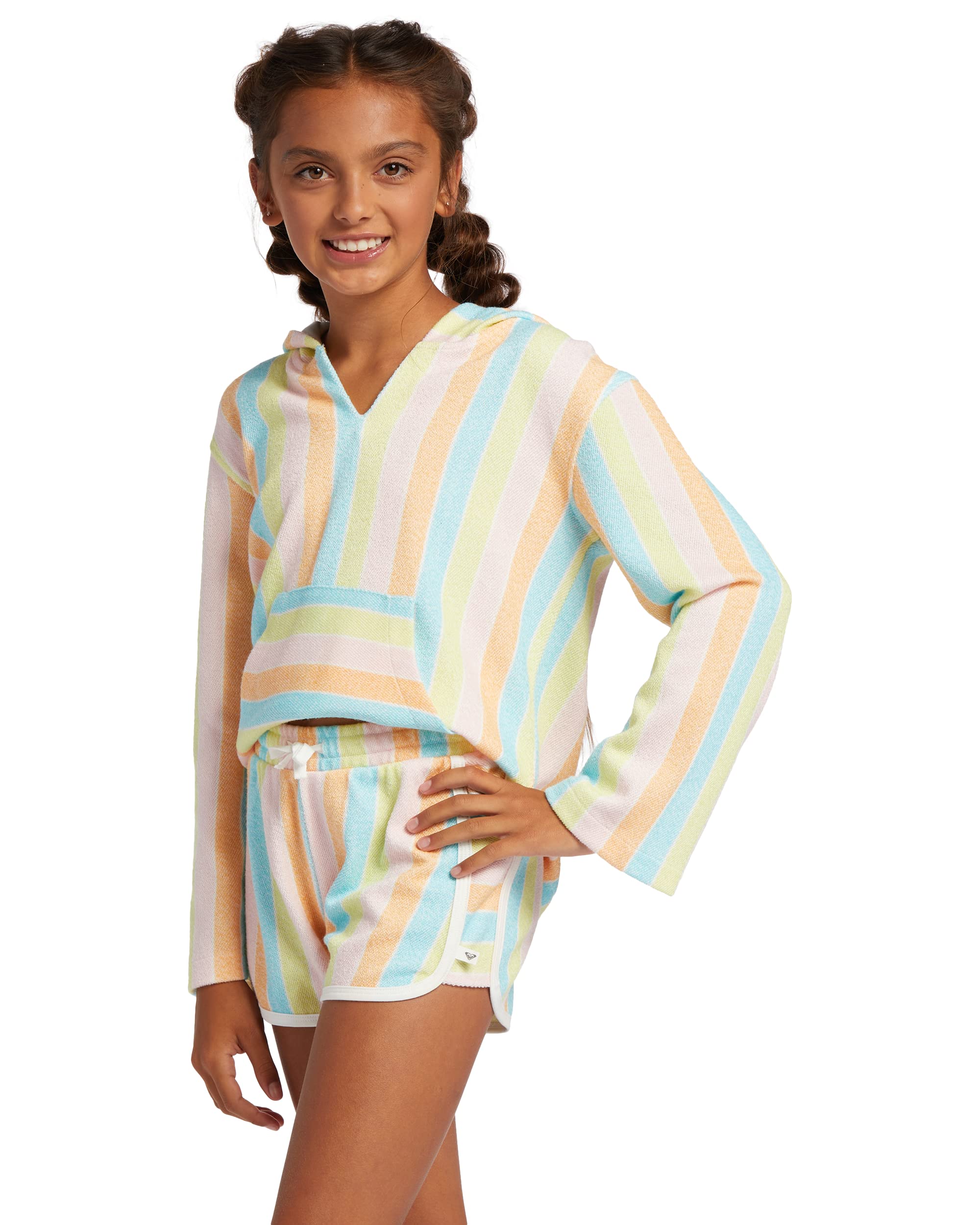Roxy Cute People Fleece Short Pantalones Cortos Informales para Niñas