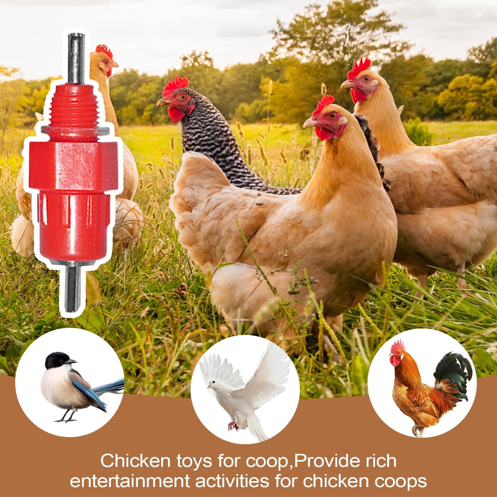 Abbeveratoio A Beccuccio Per Pollame - Capezzolo Per Acqua Per Galline,Fontana Bere Automatica Inossidabile Portatile Per Gabbie Uccelli Capre Conigli Paperi Polli Inverno Giardino