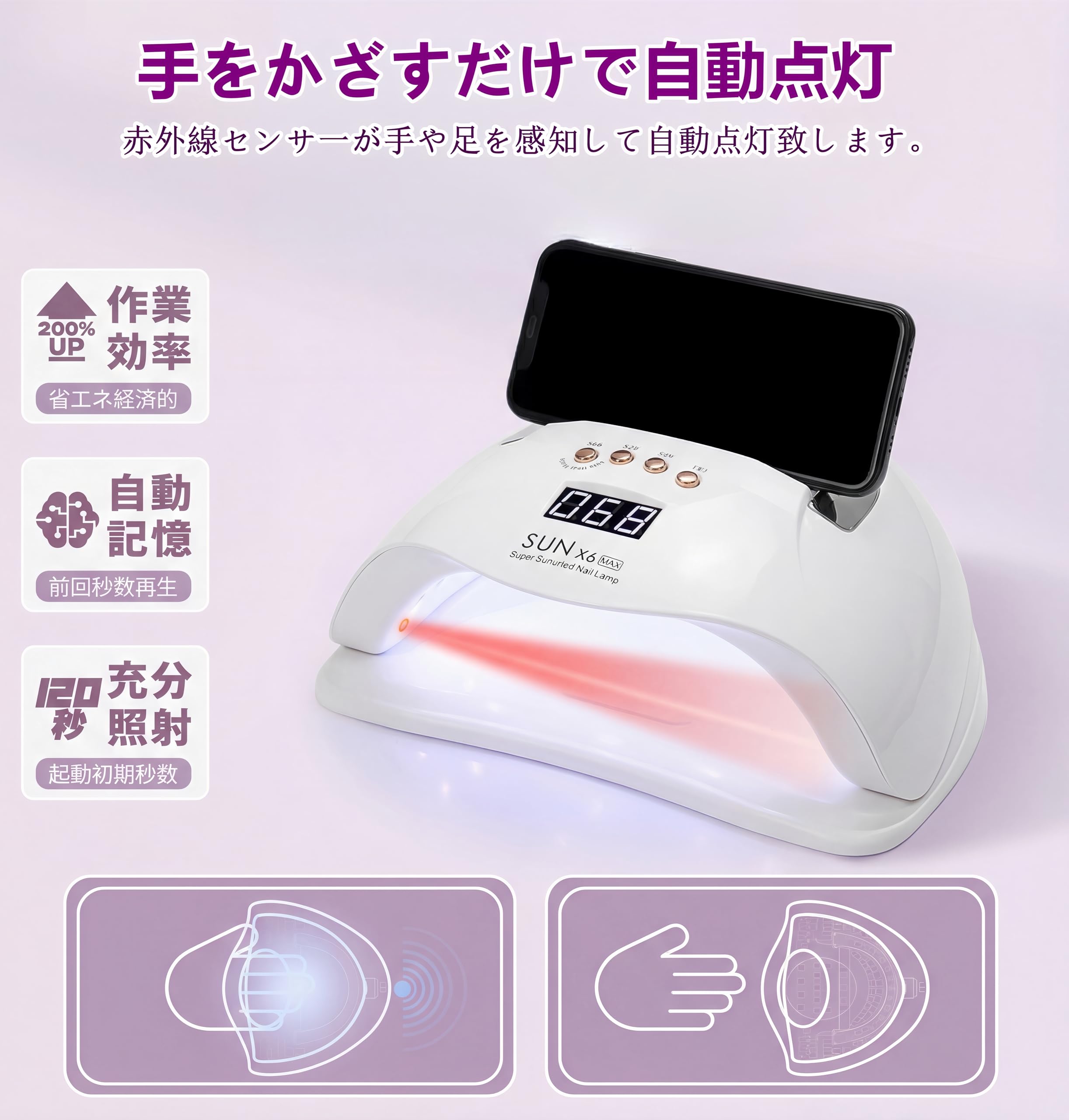 Amazon.co.jp: 【2026最新ジェルネイル ライト】NUYOLEITY ネイル