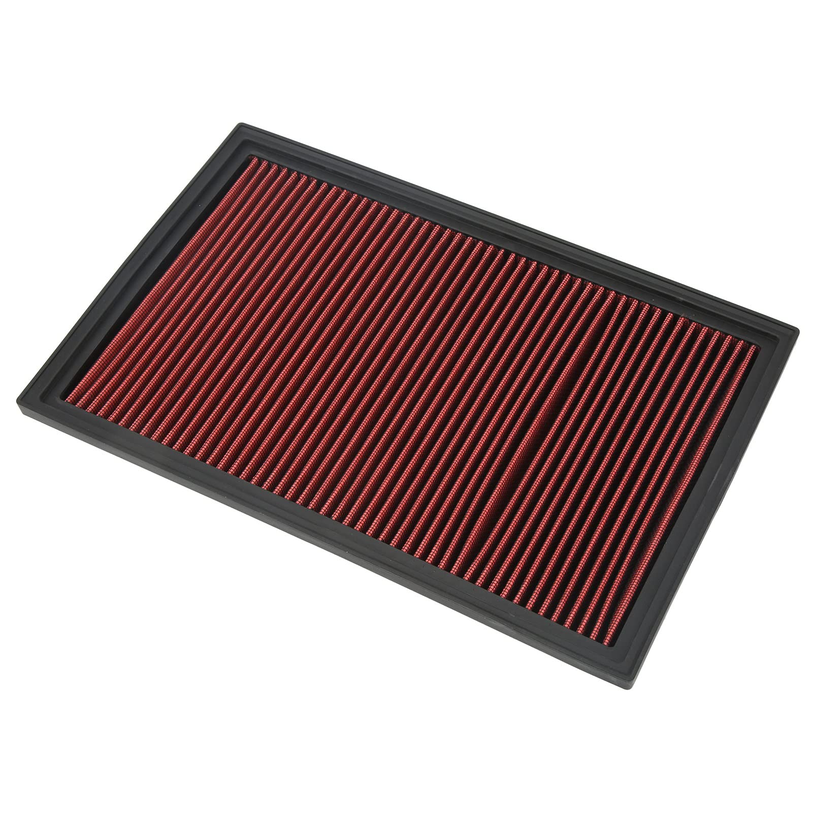 Generic Filtro de Aire de Motor de Coche Reutilizable de Alto Flujo 33 2384 con Metal y Papel de Filtro para Q3 A3 TT RS3 TTS Excellence