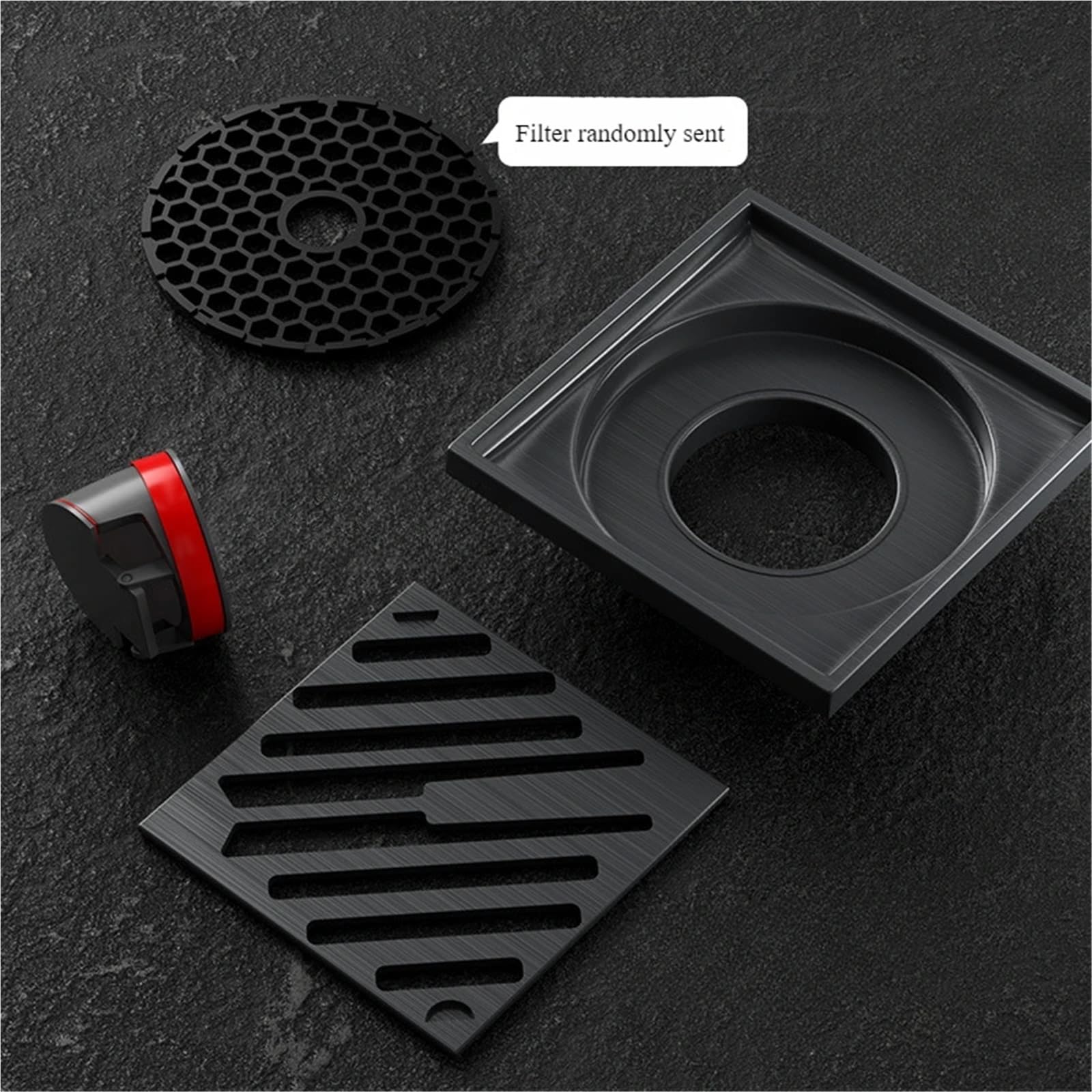 Drenaje De Suelo Desagüe de Piso Ducha baño Desodorante Acero Inoxidable Cocina para Lavabo(Style 3)