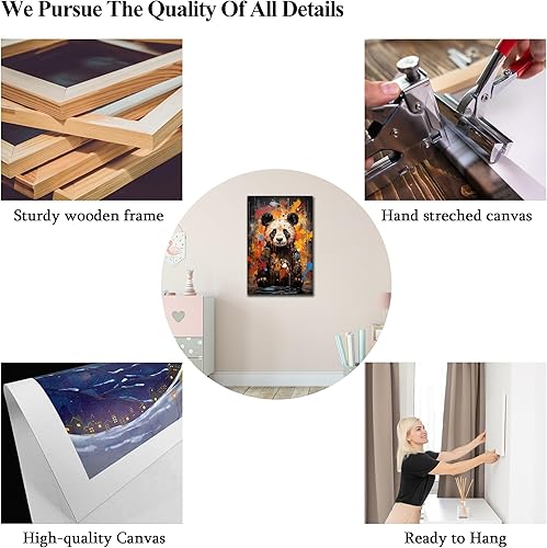 Miniatura 51 de ANRUOXI Graffiti - Lienzo decorativo para pared, diseño abstracto retro, pintura urbana moderna, póster de decoración de pared de zapatos para