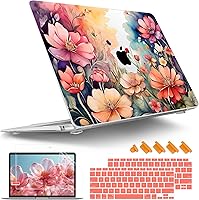 Vista 25 de Tuiklol Para MacBook Air de 13 pulgadas (versión 2021-2018) M1 A2337/A1932/A2179 con pantalla Retina Touch ID, carcasa rígida de plástico y cubierta