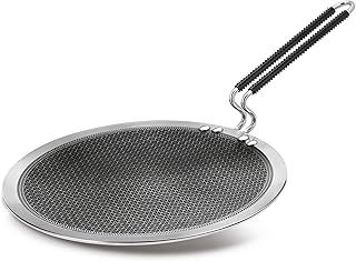 Triply Hexa Tech Induction Stainless Steel Concave Tawa, 26 cm, Silver, Honeycomb Non-Stick Structure,SturdyHandle,Food Grade,Flame & Hot Plate Safe,Metal Spoon Friendly