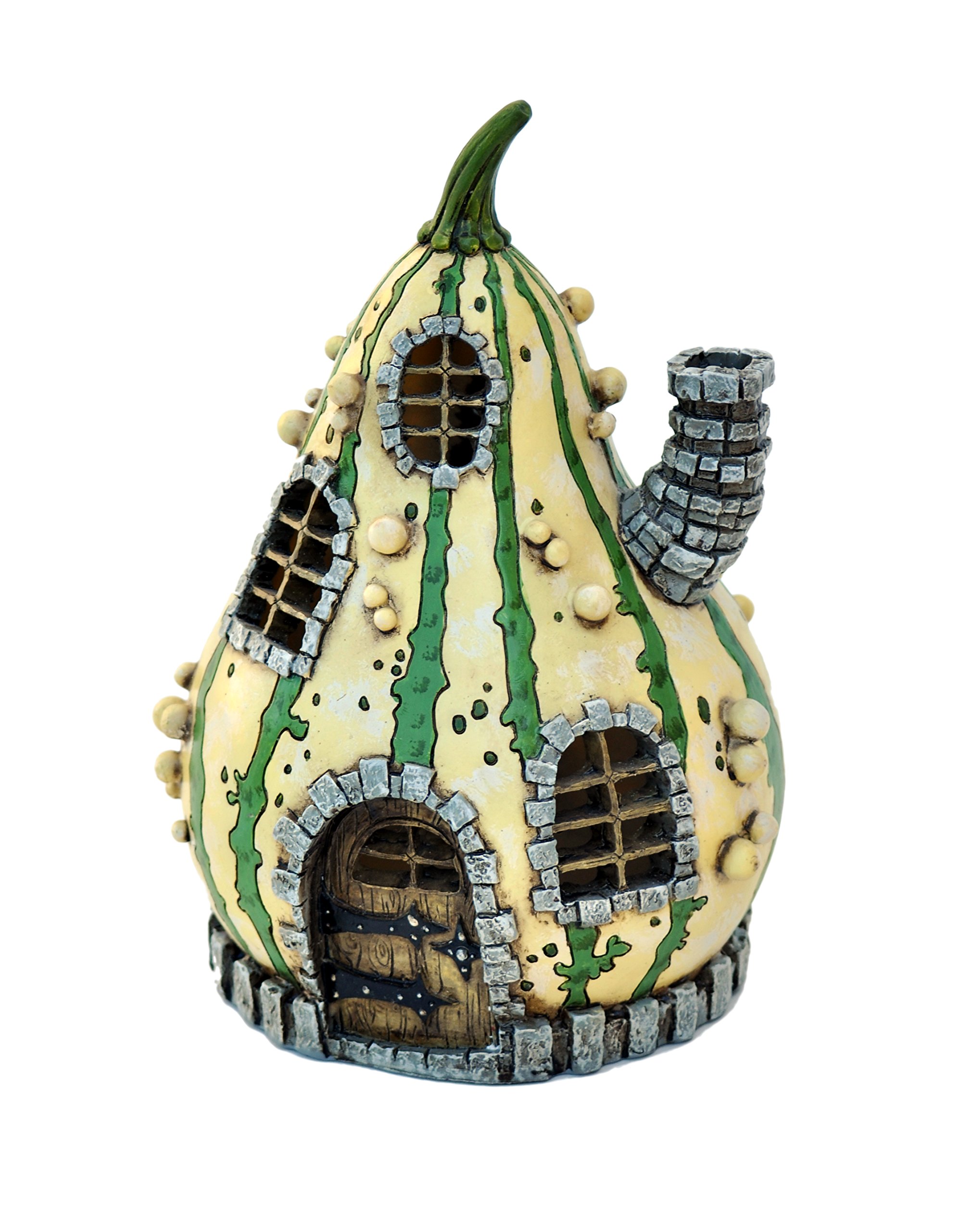 Fiddlehead Fairy Striped Gourd House
