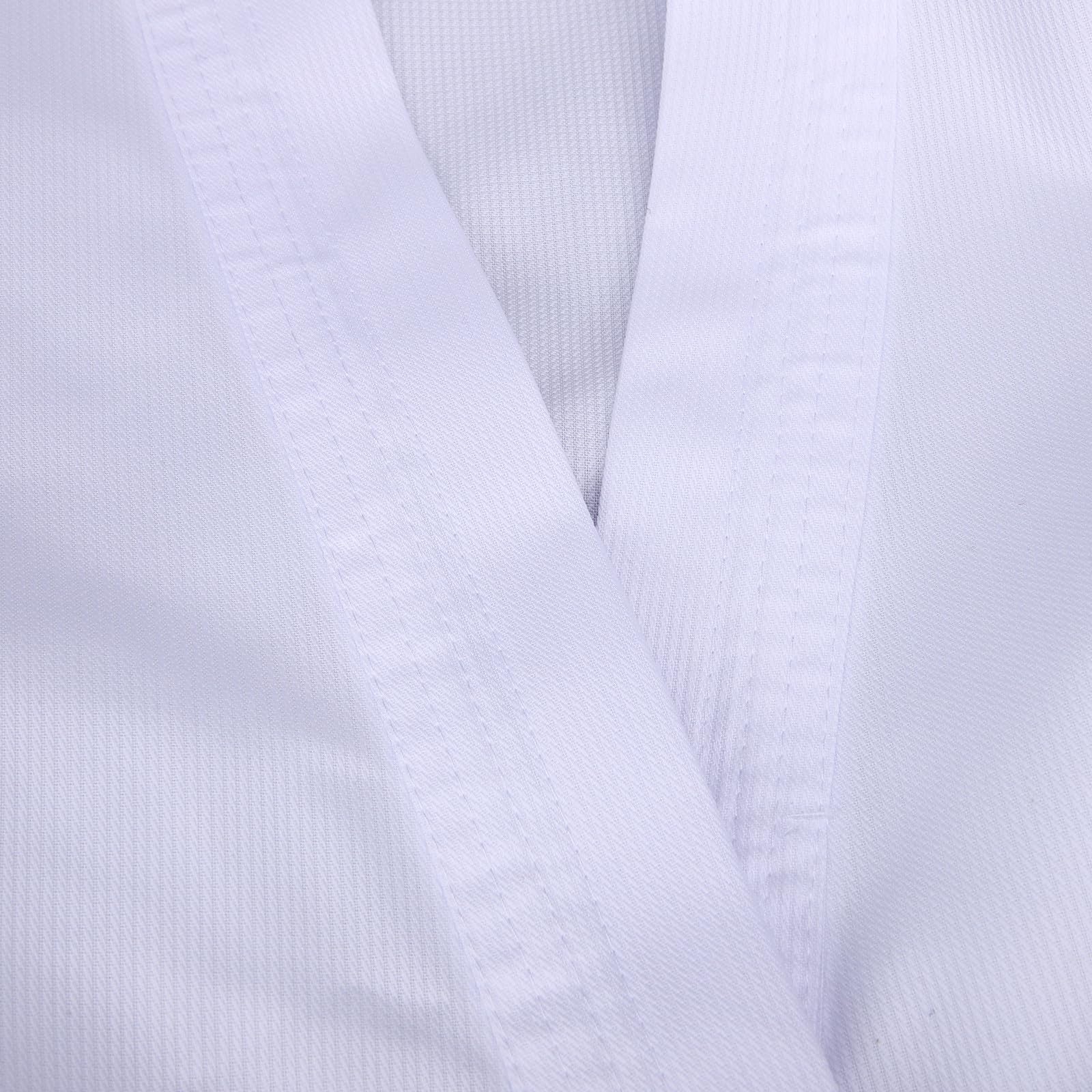 Ciieeo Tenue de Taekwondo Adulte 160 CM en Tissu Respirant, Pantalon de Taekwondo Léger et Uniforme d'Entraînement de Karaté pour Usage Quotidien, Équipement de Karaté Confortable et