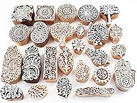 Vista 18 de Royal Kraft Sellos de impresión de bloques de madera surtidos (juego de 10) Bulk01_10