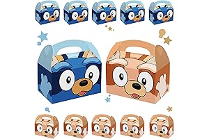 DRCYULP 16Pack Blue Dog Birthday Candy Bags