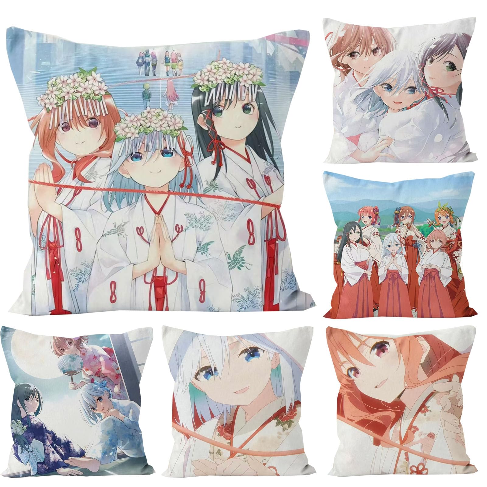 Amazon.co.jp: 甘神さんちの縁結び 抱き枕 グッズ 甘神夜重 甘神夕奈 