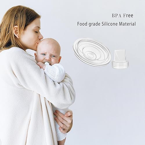 Miniatura 3 de TOVVILD 6 válvulas de pico de pato de diafragma de silicona para S9S12, compatibles con piezas de extractor de leche portátil MomcozyTSRETE (piezas